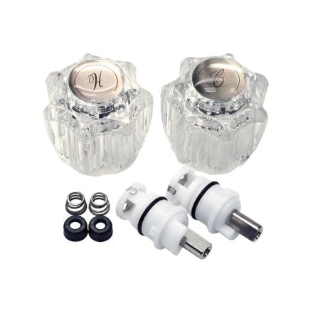 Danco Clear Acrylic Sink & Lav Faucet Remodeling Kit for Delta #39675