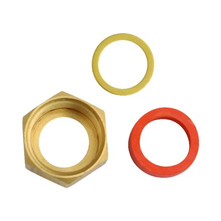 Danco 1/2 Inch Faucet Coupling Nut, Cone Washer and Friction Ring, 40222