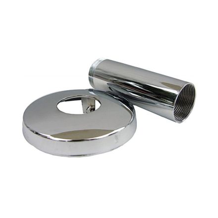 Lasco 1 Inch Replacement Flange and Tube for Sterling/ Eljer (Chrome), 03-1659