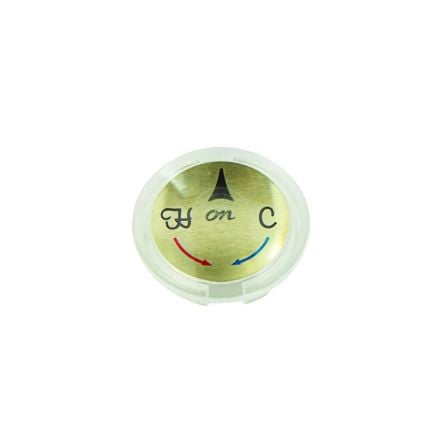 Ace Index Button Clear Plastic for Delta Style Faucets, 4202669