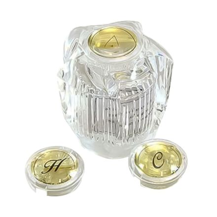 Danco Universal Large Crystal Handle w/Polished Brass Buttons, 46519