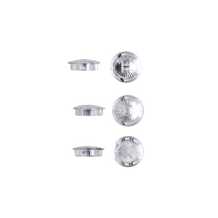 Danco Clear Acrylic Handle Buttons for Gerber, 3 pack , #80674