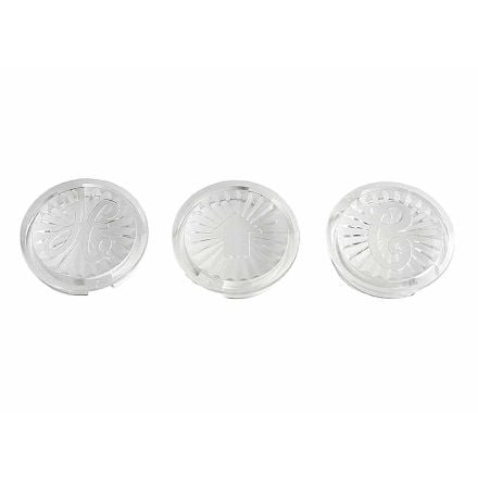 Danco Clear Acrylic Handle Buttons, 3 pack #88014