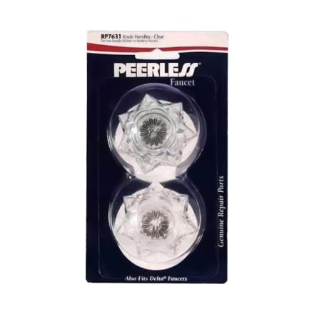 Peerless RP7631 Clear Knob Handle 25218