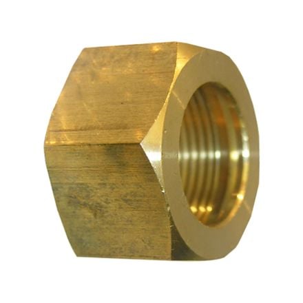 Lasco 17-6131 3/8-Inch Compression Brass Nuts, 2-Piece