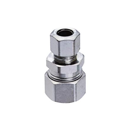 Do it Straight Connector inlet 5/8 Inch O.D. 1/2 Inch Copper x 3/8 Inch outlet O.D. 456018