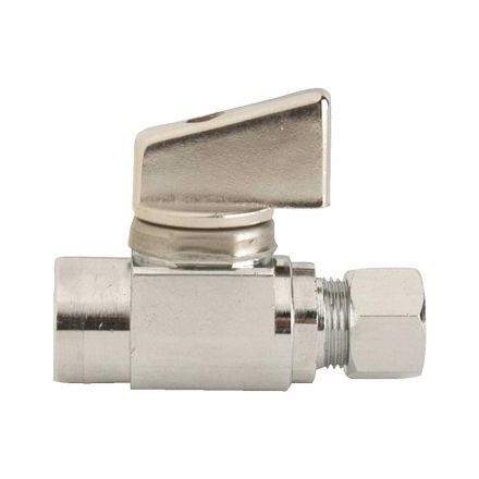 Danco 59203E 3/8 Inch Comp. Outlet x 1/2 Inch FIP Inlet Straight Stop Valve