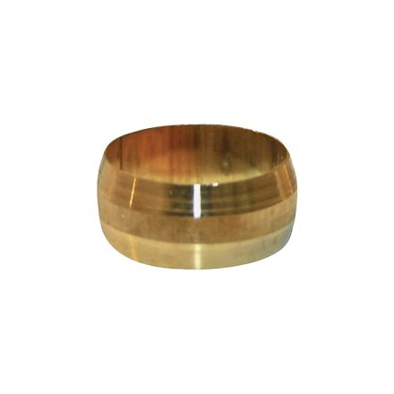 Lasco 3/8 Inch Compression Sleeve (Brass), 17-6031