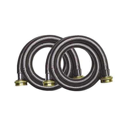 Stainless Steel 2 Pack 60 Inch Do It Washing Machine Hose, 443318
