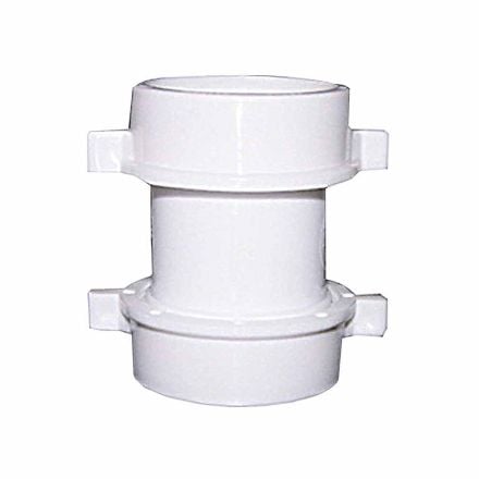 Lasco Slip Joint Coupling 03-4271 1-1/2 Inch PVC White