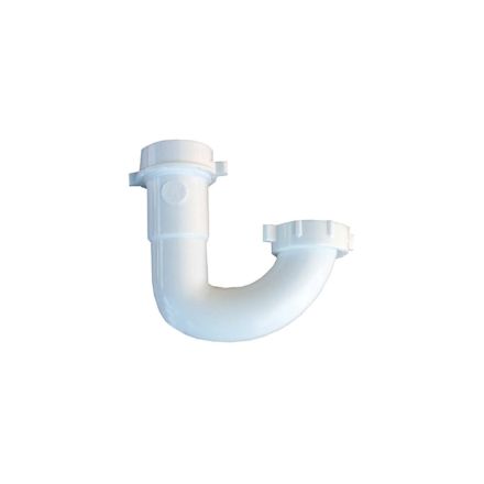 Lasco Plastic J Bend Sink Trap with Reverse Nut 1-1/2 Inch x 1-1/2 Inch, 03-4227