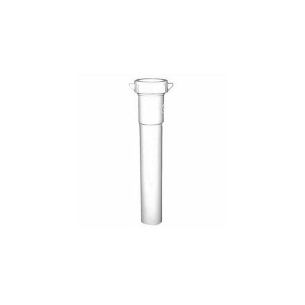 LASCO 03-4343 White Plastic Tubular 1-1/4 Inch by 8-Inch SJ Extension with Nut and Washer