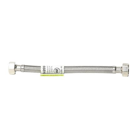 Thrifco 4401420 1/2 Inch FIP x 1/2 Inch FIP x 12 Inch Long Stainless Steel Faucet Riser