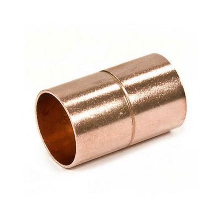 Thrifco 5436078 1/2 Inch Copper Coupling with Stop