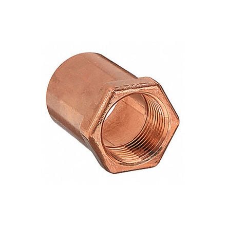 Thrifco 5436129 1/2 Inch Copper X 3/4 Inch FIP Female Adapter
