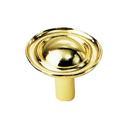 Laurey 1-1/4 Inch Ambassador Knob - Polished Brass, 75737