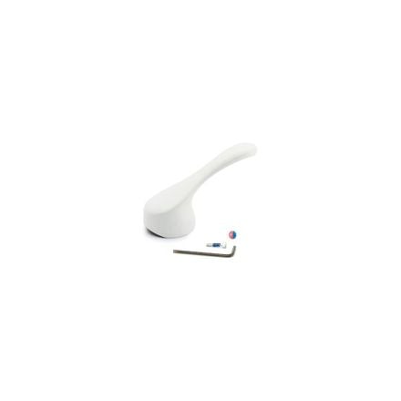 Moen Glacier White Renzo Kitchen Faucet Handle Kit with Screw and Button,124737W