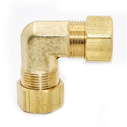Thrifco 6965009 #65 7/8 Inch Lead-Free Brass Compression Elbow