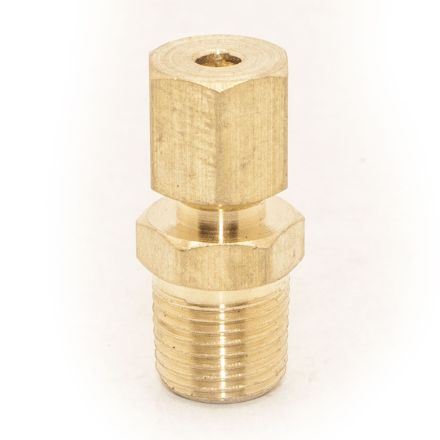 Thrifco 6968002 #68 3/16 Inch x 1/8 Inch Lead-Free Brass Compression MIP Adapter