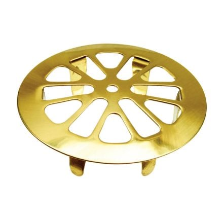 Danco 2 Inch Polished Brass Snap-in Drain Strainer #88928