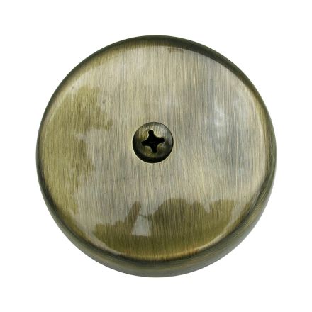 PlumbPak 1-Hole Face Plate, Antique Brass,  PP22010AN