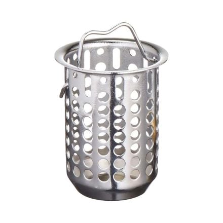 Thrifco 9401801 2-1/2 Inch Deep Replacement Basket for Jr. Duo Strainer (Chrome)