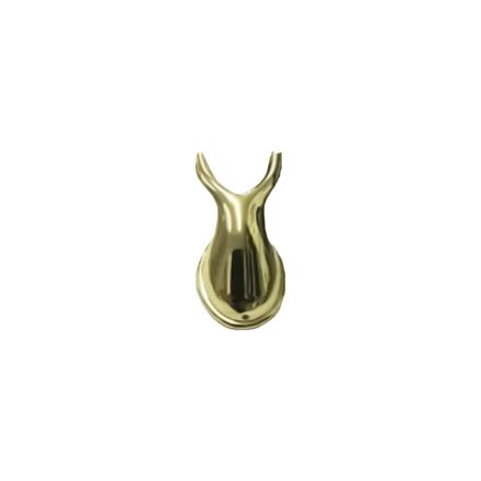 Moen Villeta Polished Brass Double Robe Hook #3603PB
