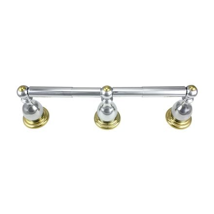 American Standard Chrome/Polished Brass Double Paper Holder 8040.232.228