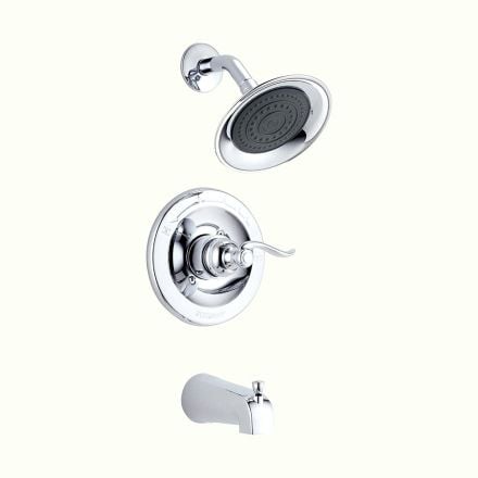 Peerless Chrome 1 Handle Tub Shower Faucet #P88776
