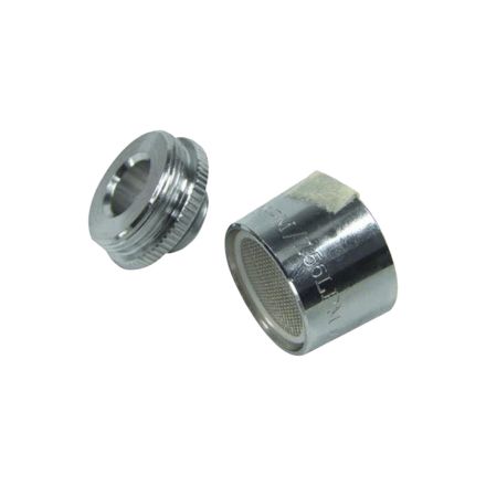 Ace Chrome Aerator and Adapter Set,13/16 Inch x 24 Thread 40092