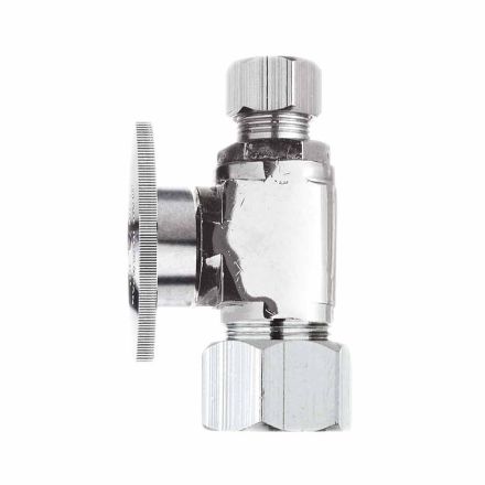 Do it Quarter Turn Straight Valve 5/8 Inch OD Comp x 1/2 Inch OD Outlet, 456508