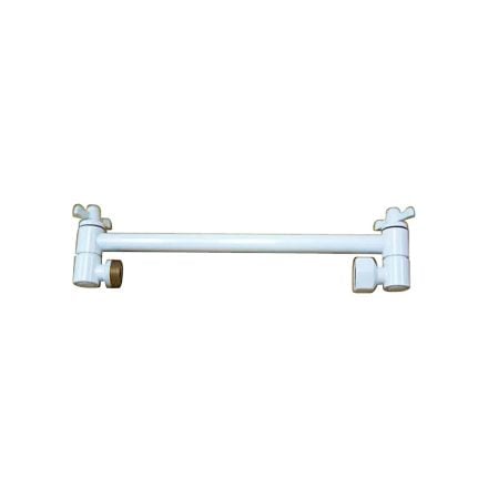 Luxtra White High Low Adjustable Shower Arm, #26994