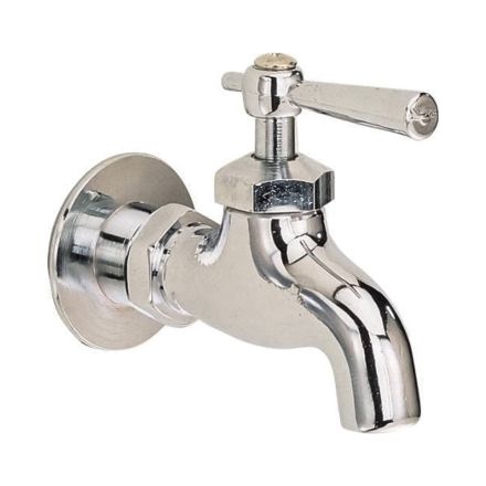 ProPlus 157293 Compression Wall-Mounted Sink Faucet with Lever Handle